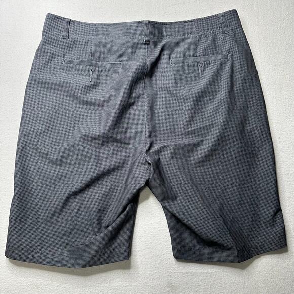 Pebble Beach Men's Performance Shorts Stretch Wicking Sun Protection Gray 38 - Picture 8 of 9